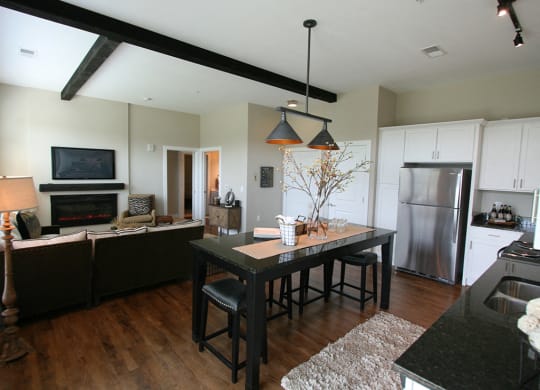 Kitchen 1at Hayden Lofts Apartments, Dublin, OH, 43016