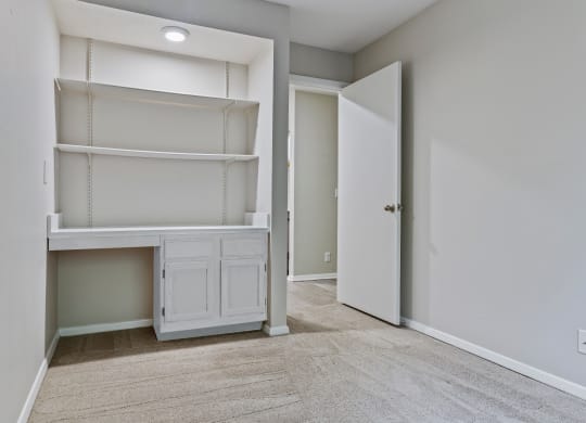 Book cases at apartments in Antioch, TN