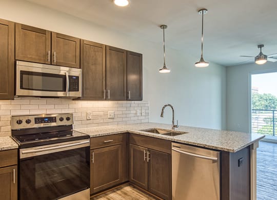 Axis at PTC Apartments interior kitchen