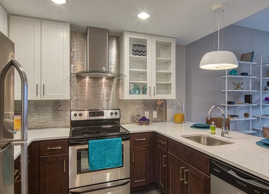 Deco at CNB Apartments Kitchen