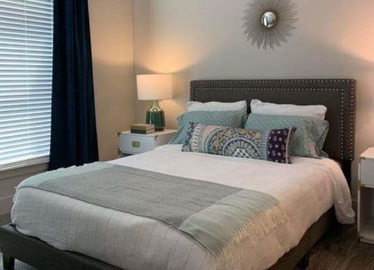 Bedroom at Lumina Apartments in New Orleans LA