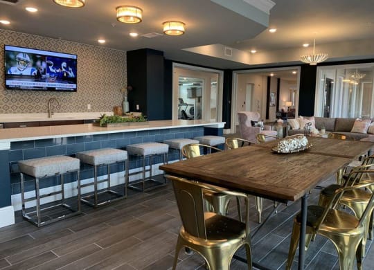 Residents kitchen at Lumina Apartments in New Orleans