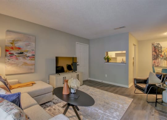 Lennox Apartments in Little Rock AR  living room