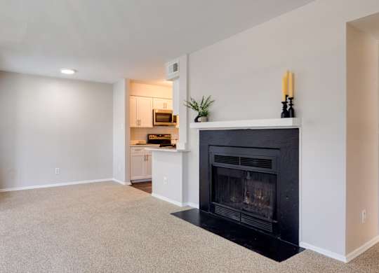 Contemporary Living Room at The Crest on Hampton Hollow, Silver Spring, 20904
