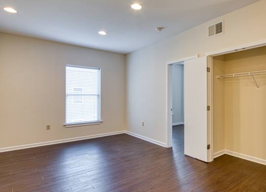 Living area Gramercy Row Apartment Homes