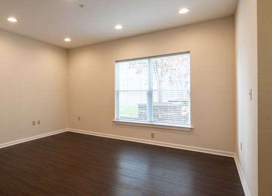 Living area Gramercy Row Apartment Homes