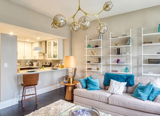Deco at CNB Apartments Living Area