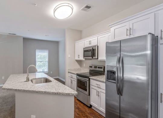 Kitchen at Mayfaire Apartments in Raleigh NC
