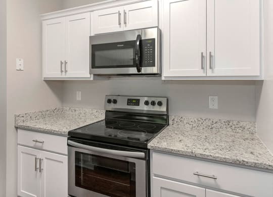 Mayfaire Apartments stove in kitchen