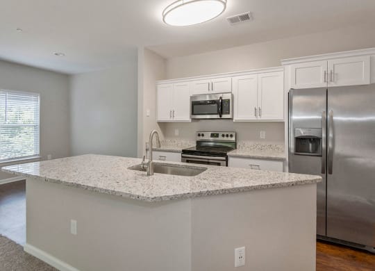 Renovated kitchen at Mayfaire Apartments