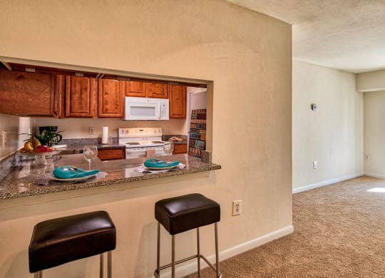 Kitchen at Barrington Apartments