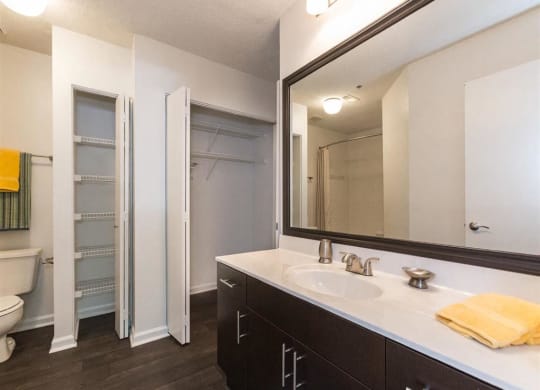 large bathroom at Northlake Apartments in Charlotte NC
