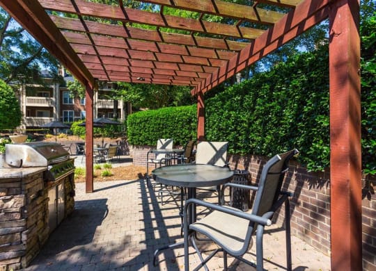 Grill area at Northlake Apartments in Charlotte NC