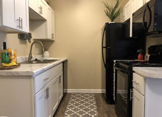 Apartments near UNCW kitchen