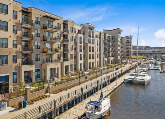 Exterior  Pier 33 Apartments in Wilmington NC