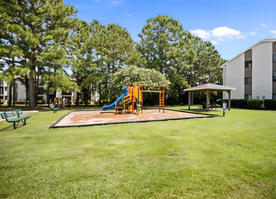our apartments have a playground for your kids to play