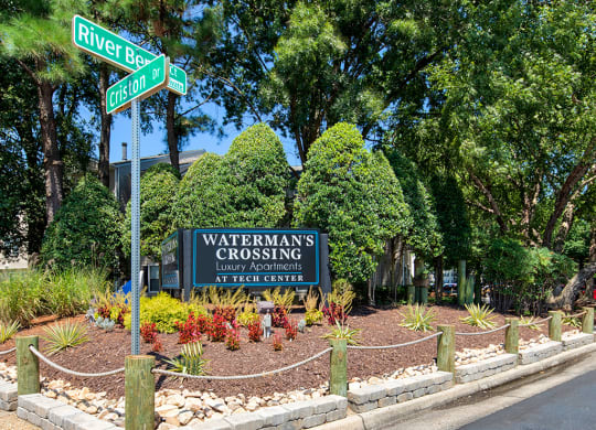 Waterman's Crossing Apartments in Newport News VA Sign