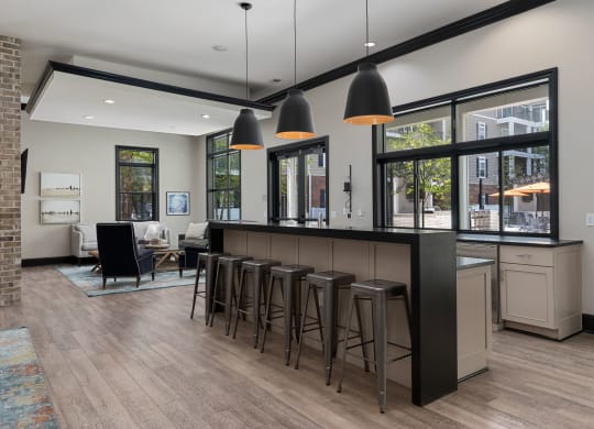 Kitchen at Strathmoor Apartments , Dublin, Ohio