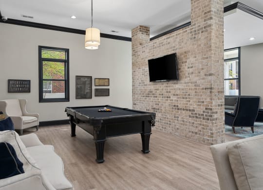 Game Room at Strathmoor Apartments , Dublin, Ohio
