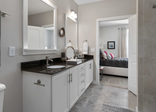 Bathroom at Strathmoor Apartments , Dublin, Ohio