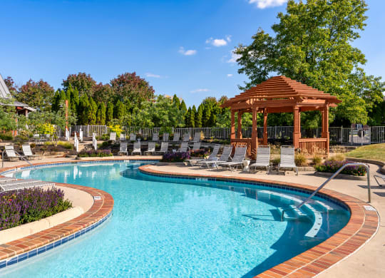 Swimming Pool with Lounge at Hayden Lofts Apartments, OH, 43016