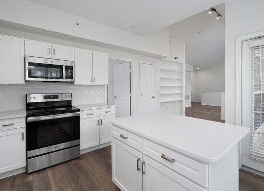 Kitchen Area at The Farms Apartments in Ohio, 43221