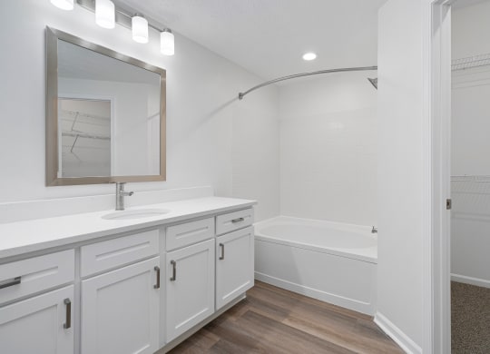 Bathroom at The Farms Apartments in Columbus, OH