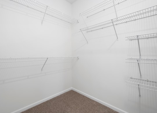Walk in Closet at The Farms Apartments in Columbus, Ohio, 43221