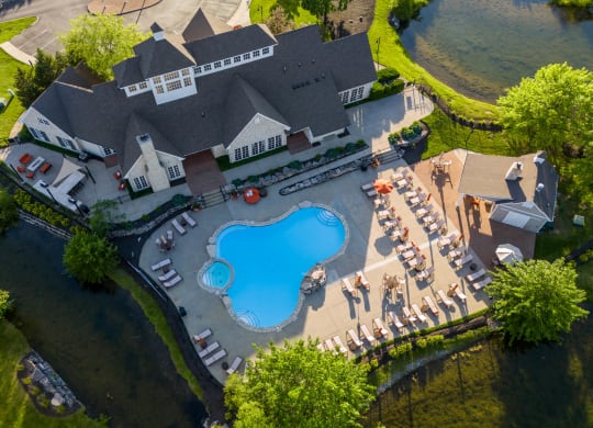 Aerial View of the Property  at The Farms in Columbus, Ohio 43221