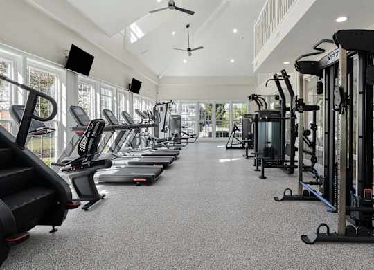Fitness Center with cardio and weight machines. at The Orchard, Dublin, 43016