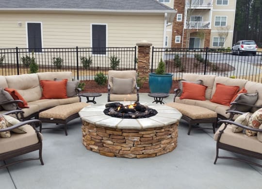 Fire Pit at Tylers Ridge at Sandhills Apartments
