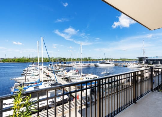 Balcony View at Pier 33 Apartments at Pier 33 Apartments, North Carolina