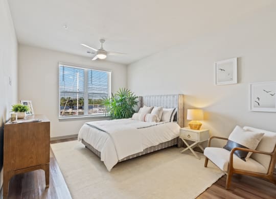 Bed at Pier 33 Apartments in Wilmington NC at Pier 33 Apartments, Wilmington