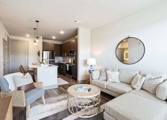 Apartments in Wilmington NC Living Room at Pier 33 Apartments, North Carolina, 28401