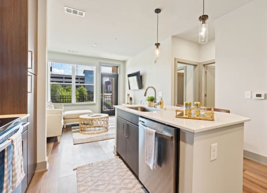 Kitchen at Pier 33 Apartments in Wilmington NC at Pier 33 Apartments, Wilmington