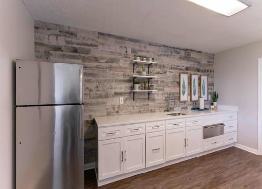 Kitchen  at Coastline Apartments in Virginia Beach