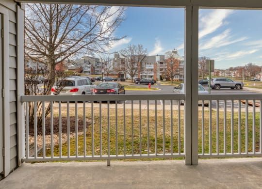Balcony at The Crest on Hampton Hollow, Silver Spring, Maryland