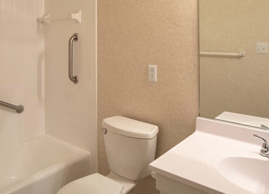 Bathroom at Old Donation Apartments
