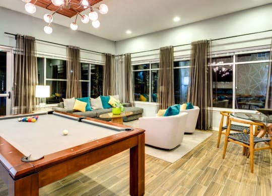 Venture Apartments in Newport News Clubhouse view