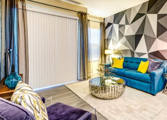 Venture Apartments at Tech Center Living Room