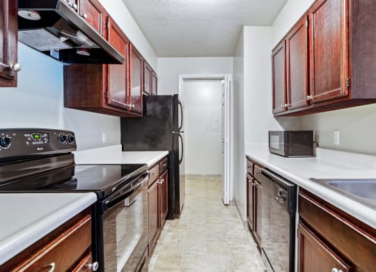 New kitchen at Chimney Top Apartments
