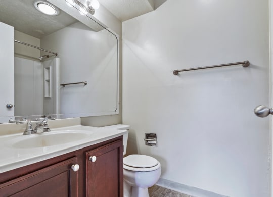 Bathroom at affordable apartments in Antioch TN