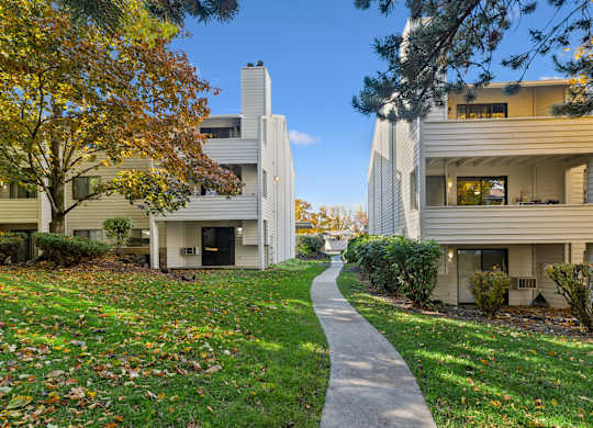 Pathway Leading to Houses at Peaks on Pines, Spokane Valley, 99216