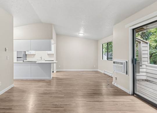 Spacious Living Room and Kitchen at Peaks on Pines, Spokane Valley, 99216