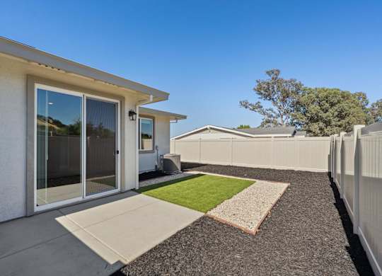 A Modern House with Gravel at Montessa Apartments, Vacaville, California