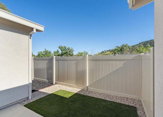 A Small Backyard at Montessa Apartments, Vacaville, 95687