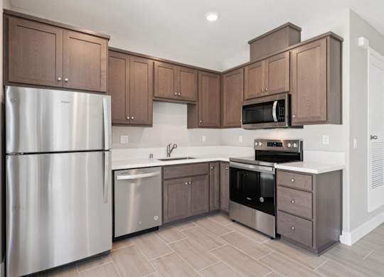 Fully Equipped Kitchen at Montessa Apartments, Vacaville, CA, 95687