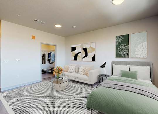 Bedroom at Railside at Wadsworth Station, Lakewood, CO