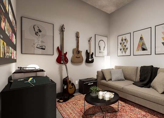 Spacious Living Room at Damask, Windsor Ontario