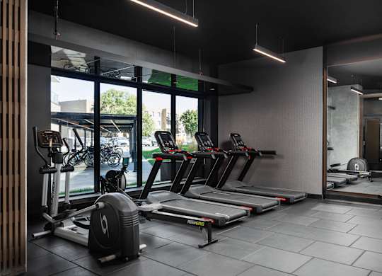 Fitness Studio at Lynk De la Savane Apartments, Montreal, H4P 0E2